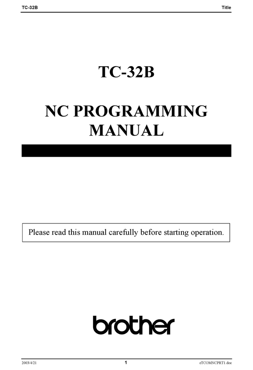 Brother TC-32B User manual