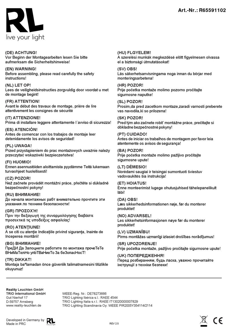 RL R65591102 manual