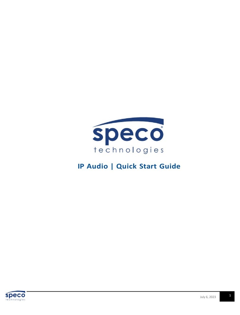 Speco SPIPC6AM User manual