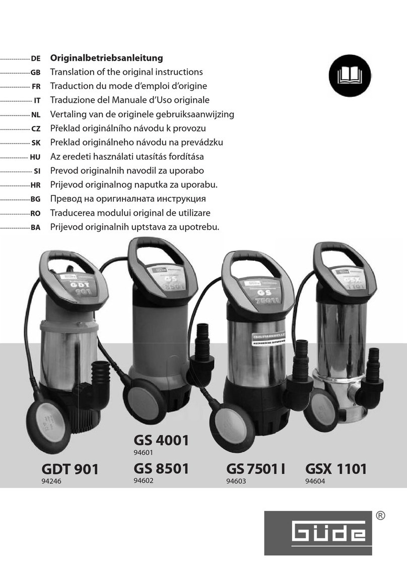 Gude GS 4001 Translation of the original instructions