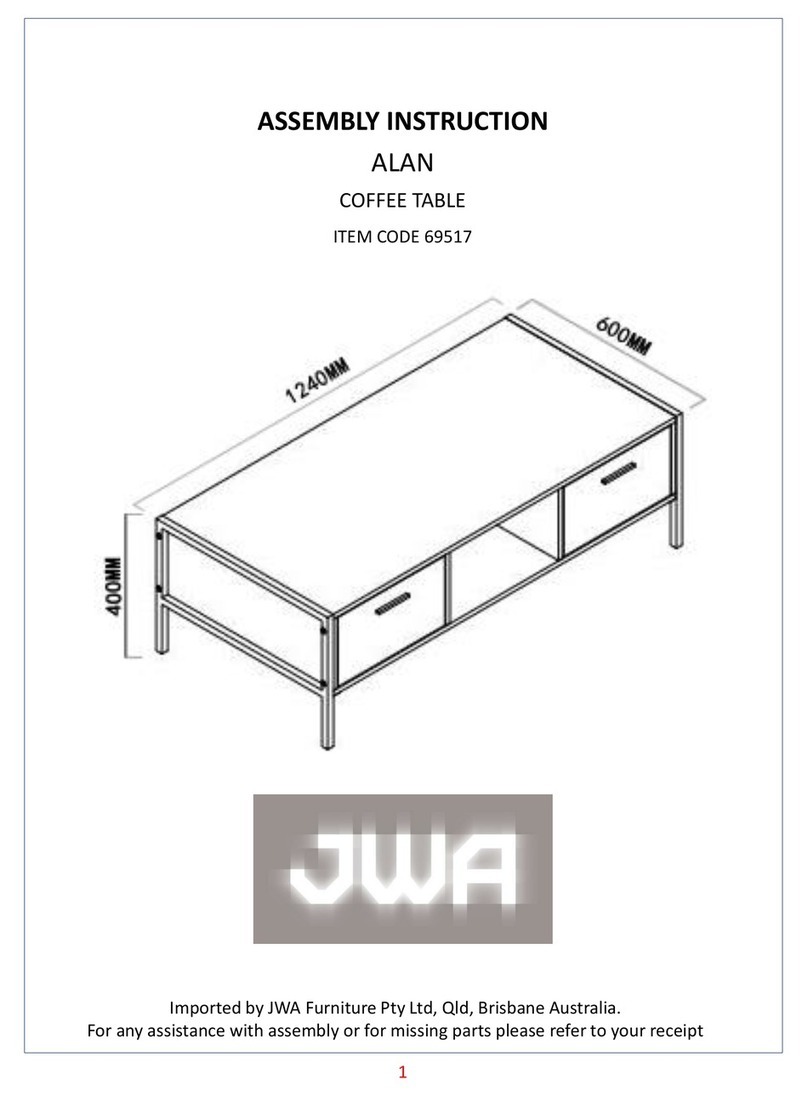 JWA ALAN 69517 Assembly instruction