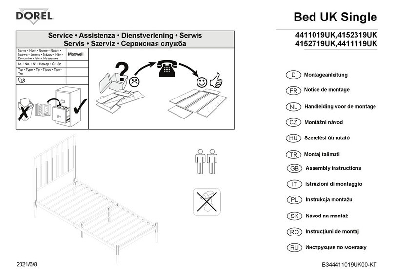 Dorel 4411019UK User manual Dorel 4411019UK User manual