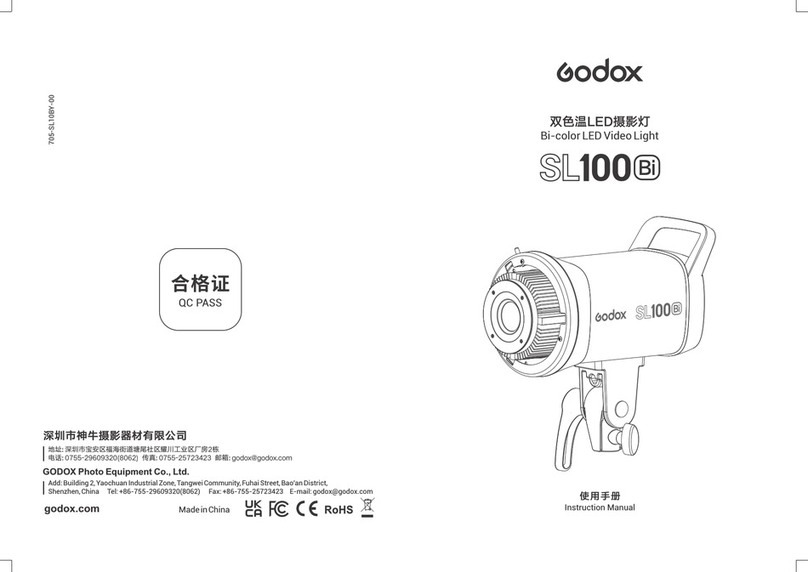 Godox SL100Bi instruction manual