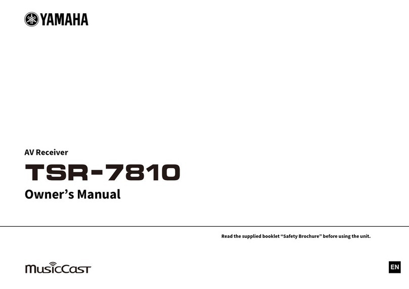 Yamaha MusicCast TSR-7810 owner's manual
