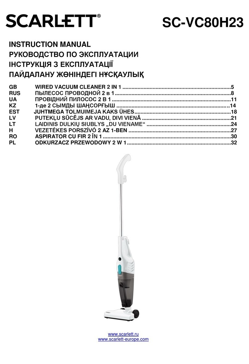 Scarlett SC-VC80H23 instruction manual