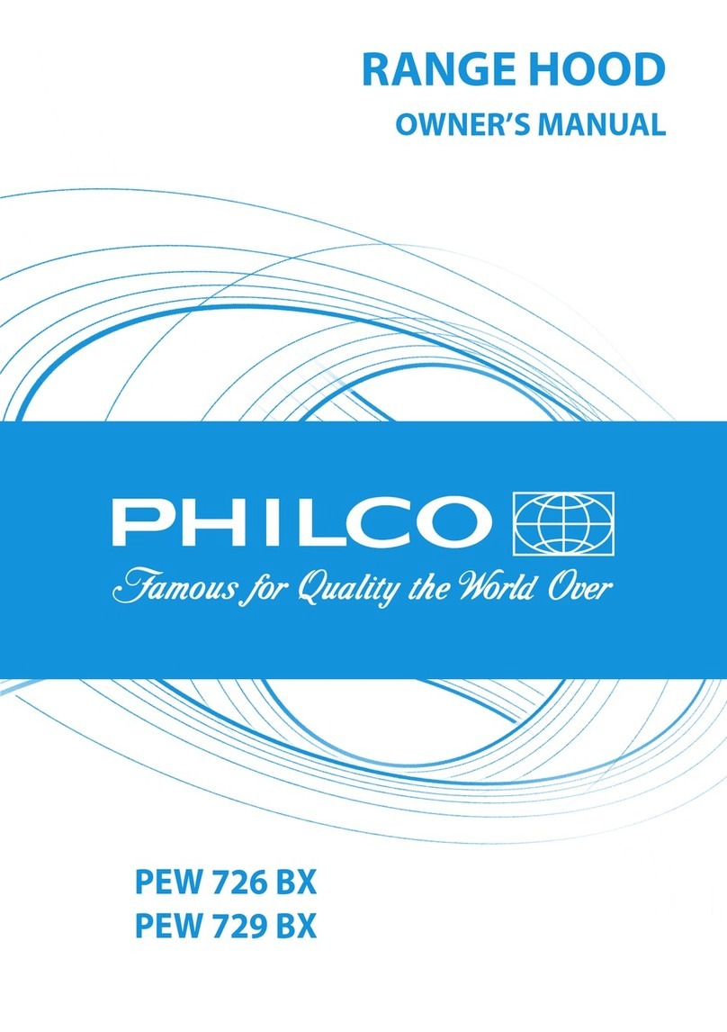 Philco PEW 726 BX User manual