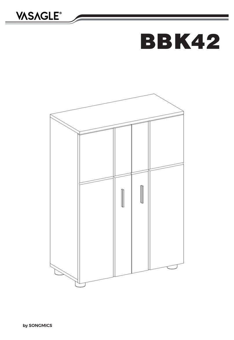 Songmics VASAGLE BBK42 Assembly instructions