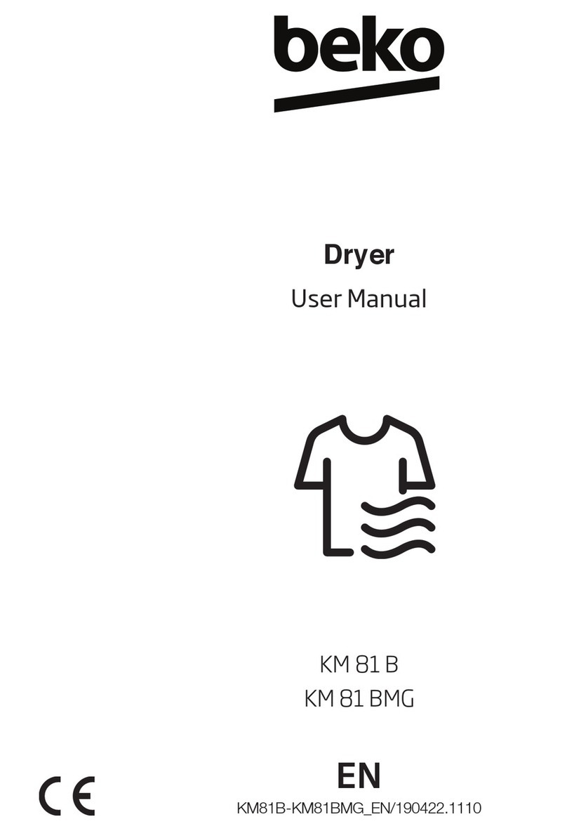 Beko KM 81 B user manual