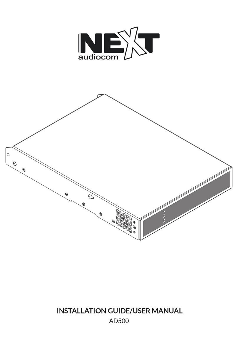 next audiocom AD500 Troubleshooting guide