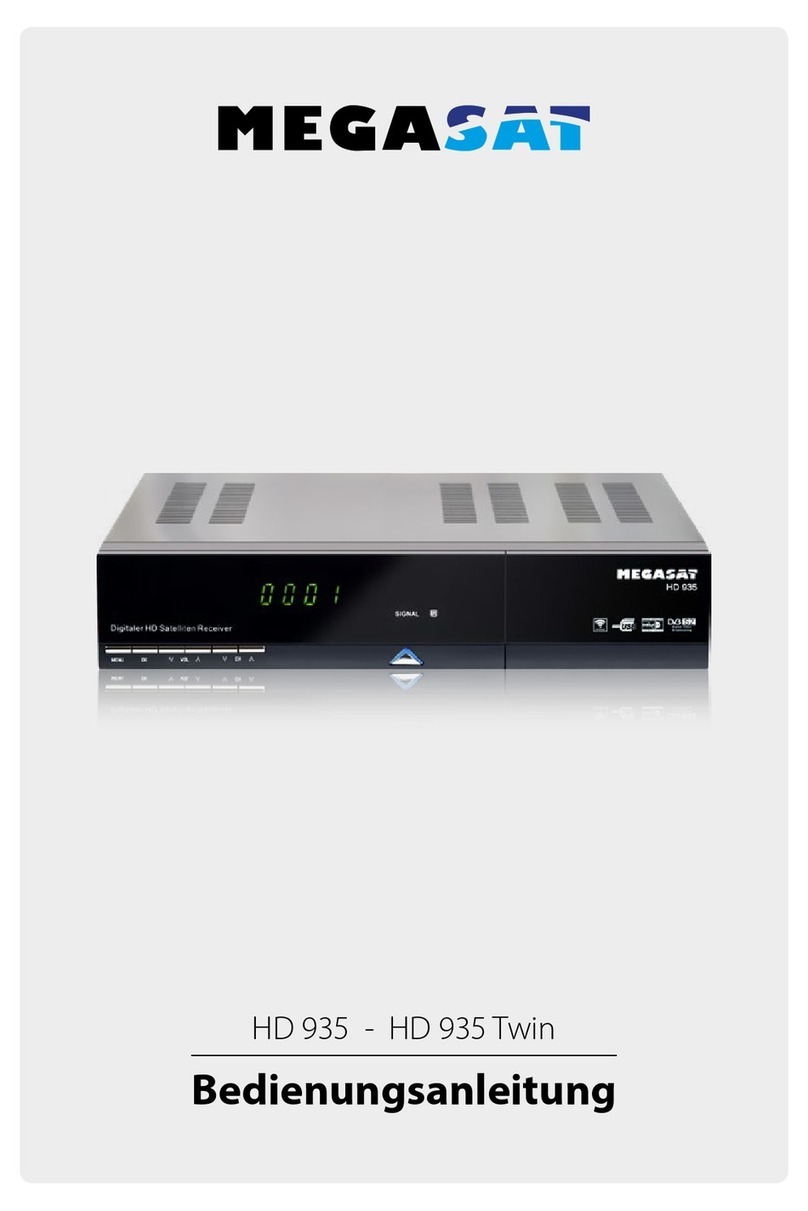 Megasat HD 935 User manual