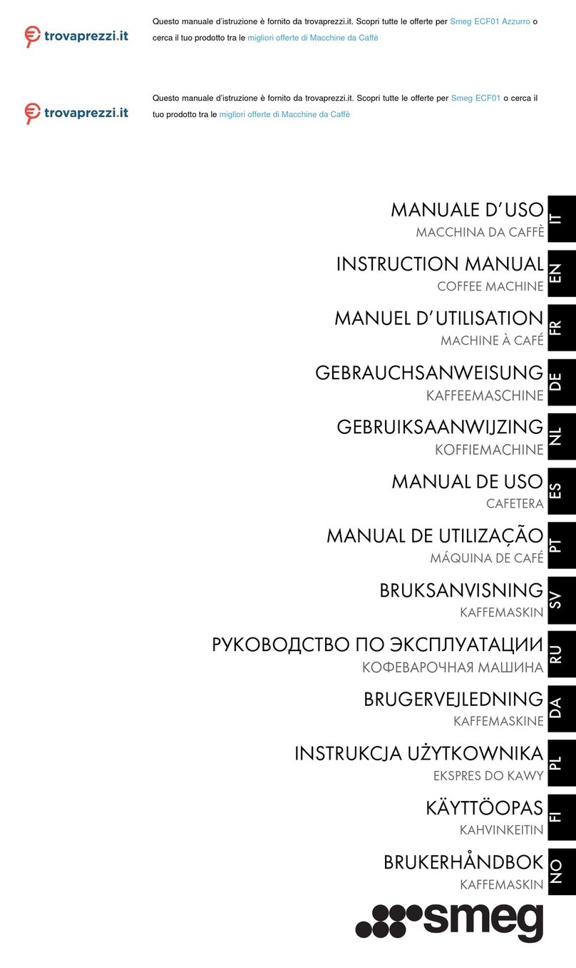 Smeg ECF01 instruction manual