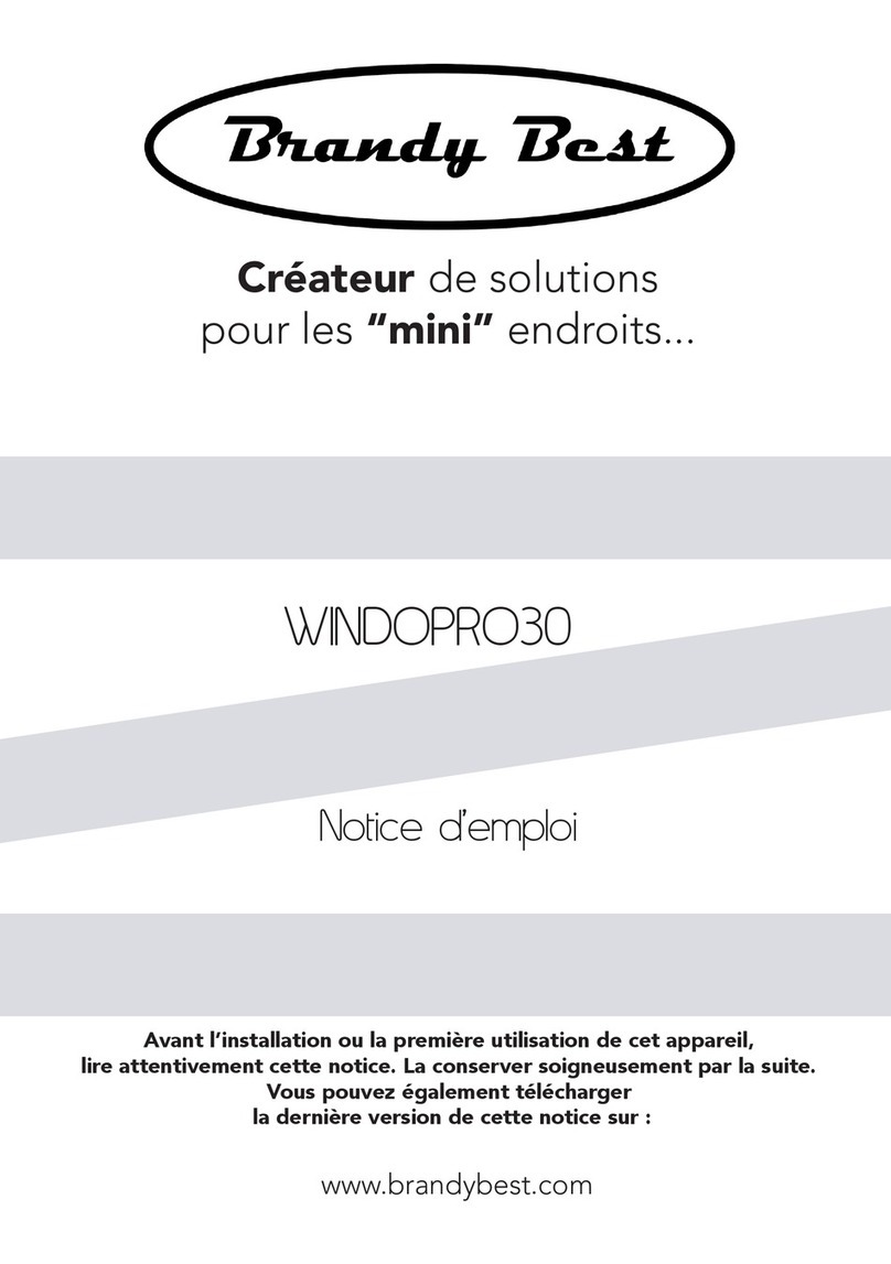 Brandy Best WINDOPRO30 User manual