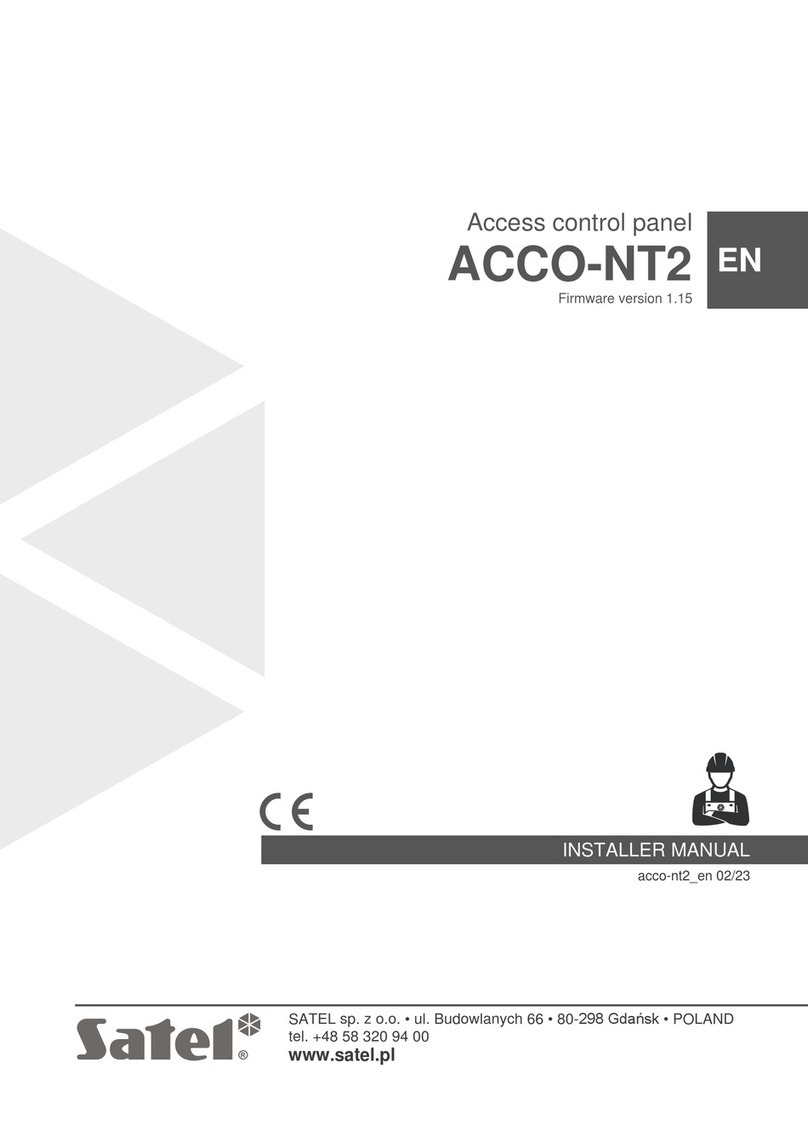 Satel ACCO-NT2 Installer manual