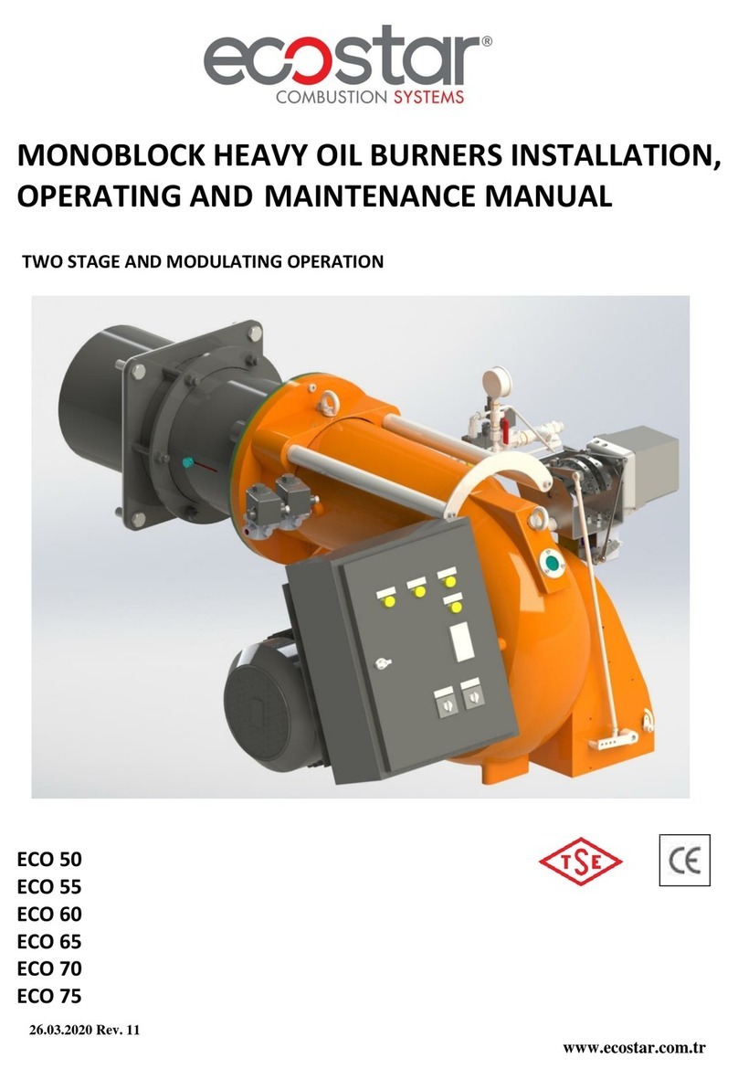 ECOSTAR ECO 60 Installation, operating and maintenance manual