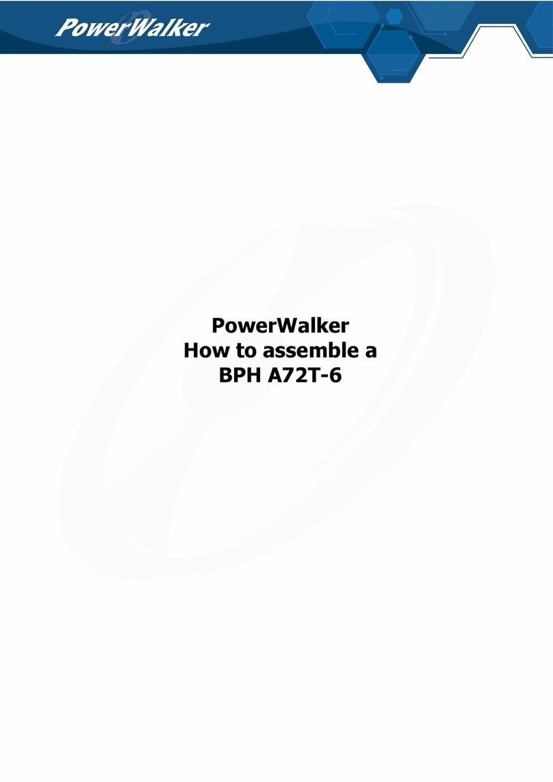 PowerWalker BPH A72T-6 How to assemble