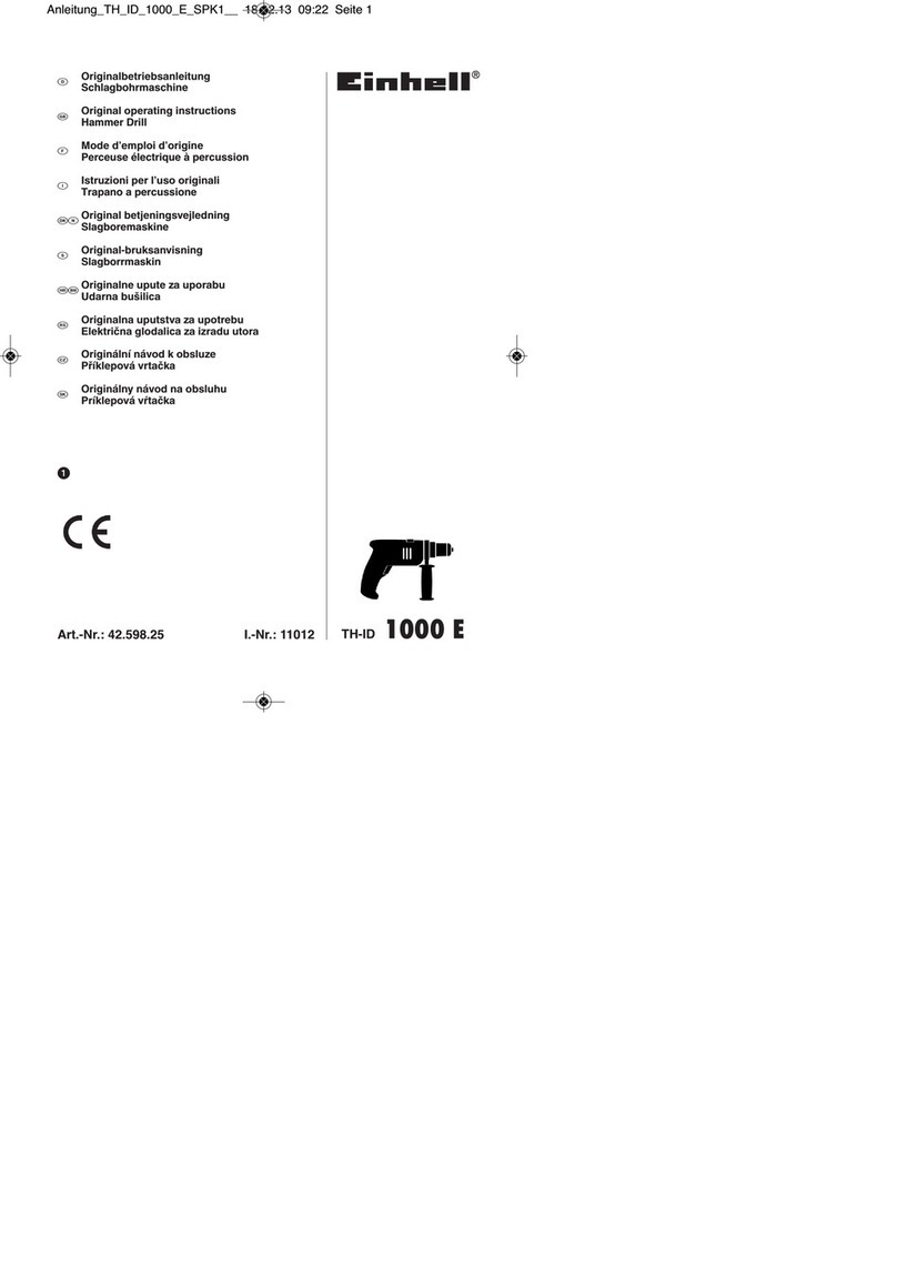 EINHELL TH-ID 1000 E User manual