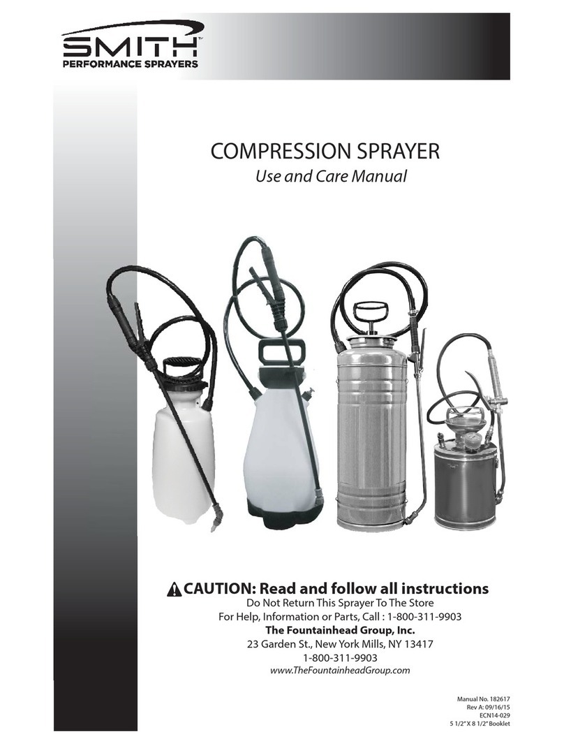 Smith Performance Sprayers PERFORMANCE S100 use and care manual