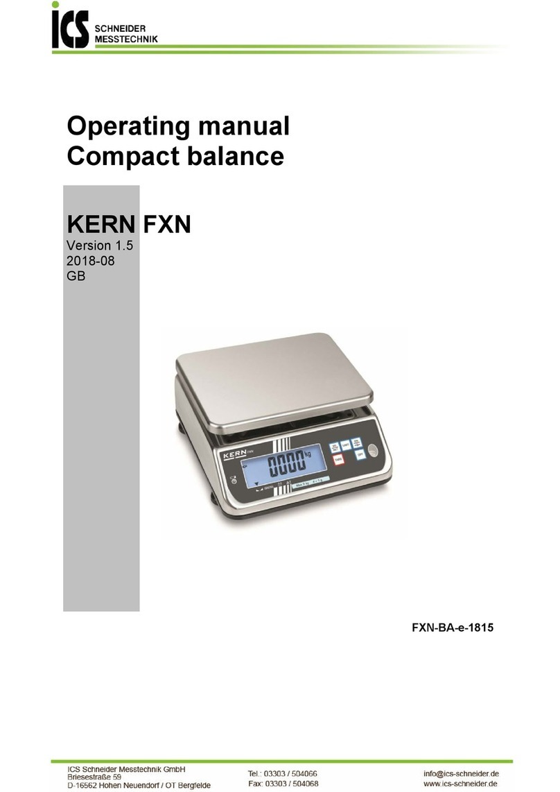 KERN FXN User manual