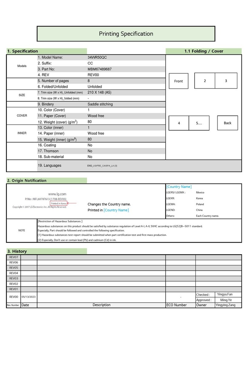 LG 34WR50QC User manual
