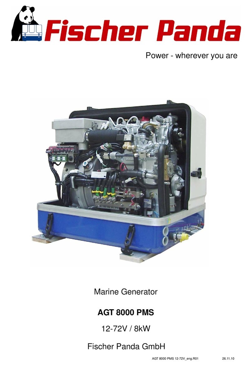 Fischer Panda AGT 8000 PMS instructions