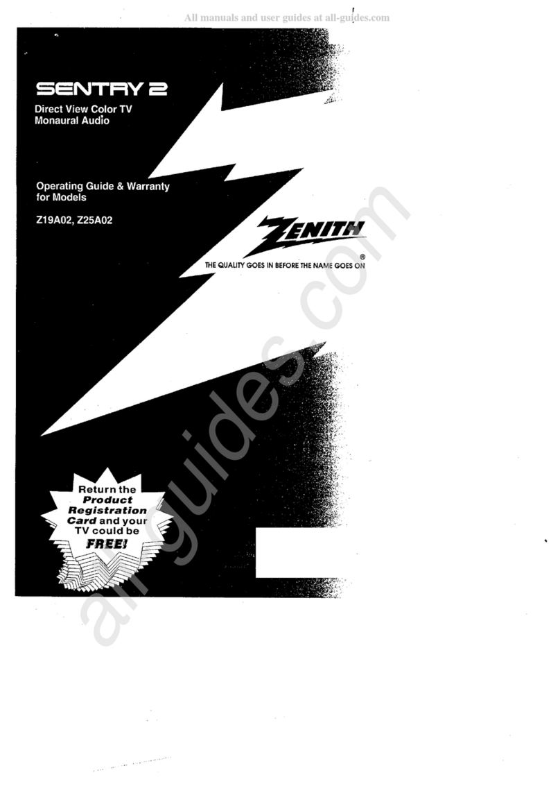 Zenith Z19A02 User manual