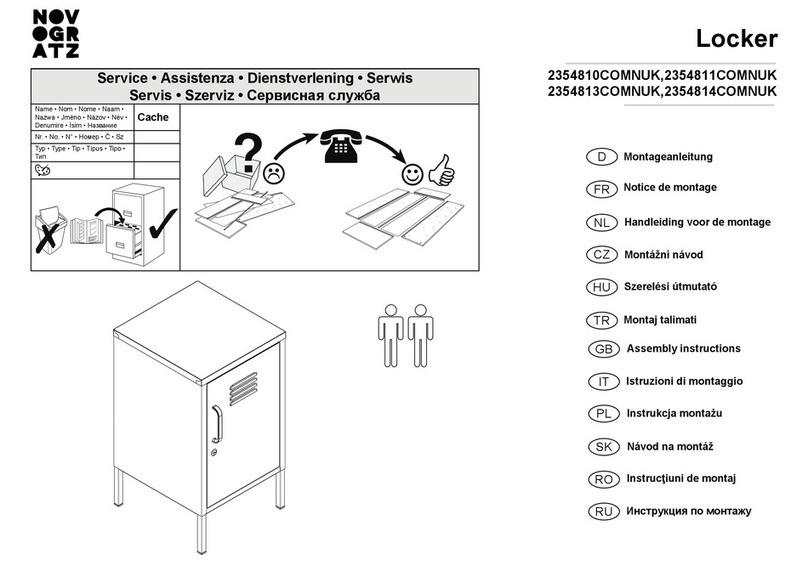 Novogratz 2354810COMNUK User manual