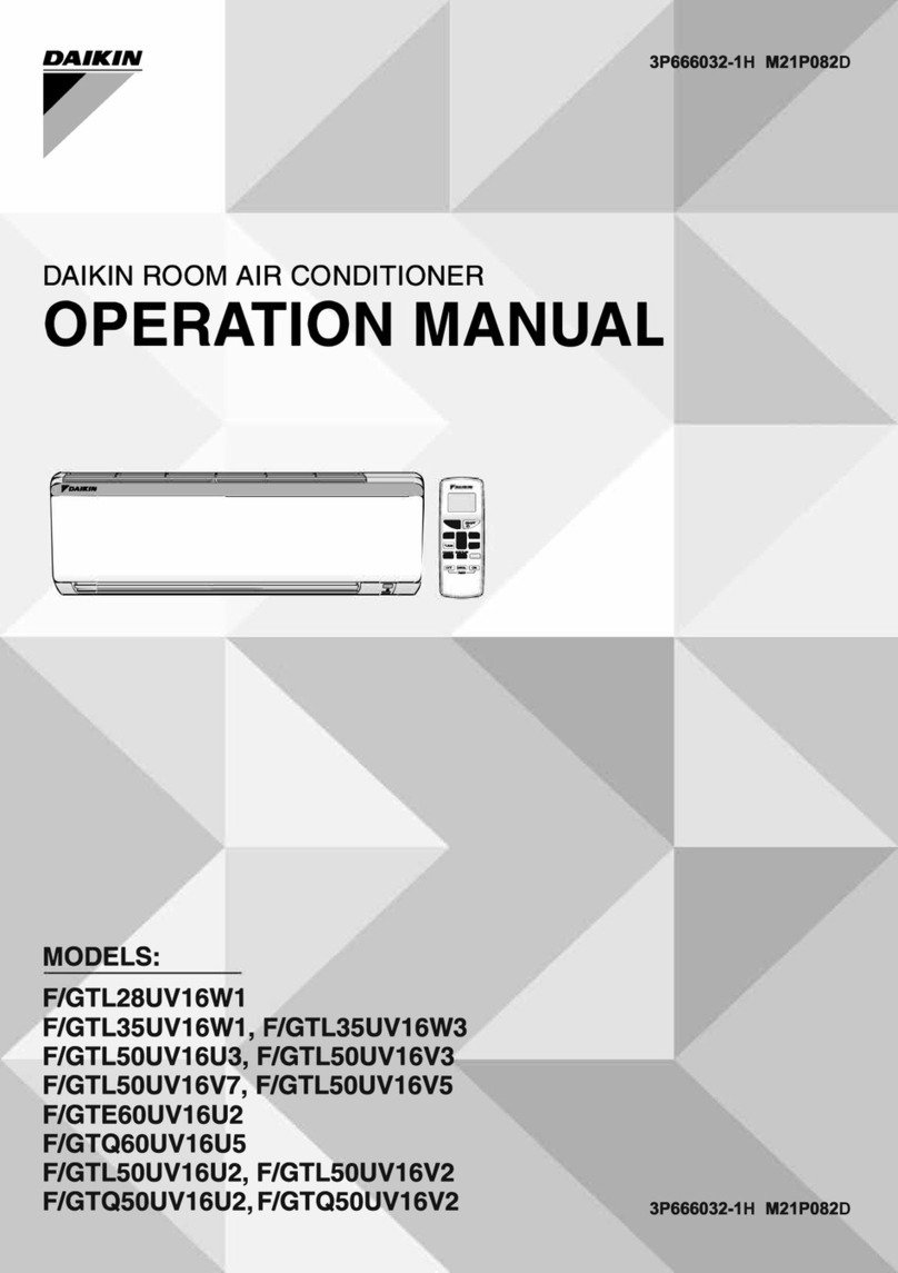 Daikin GTL28UV16W1 User manual