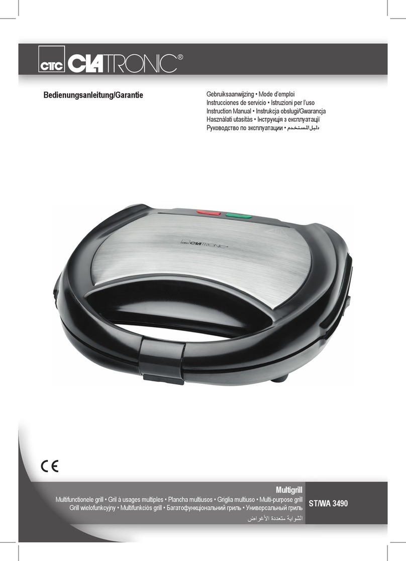 Clatronic ST/WA 3490 User manual Clatronic ST/WA 3490 User manual