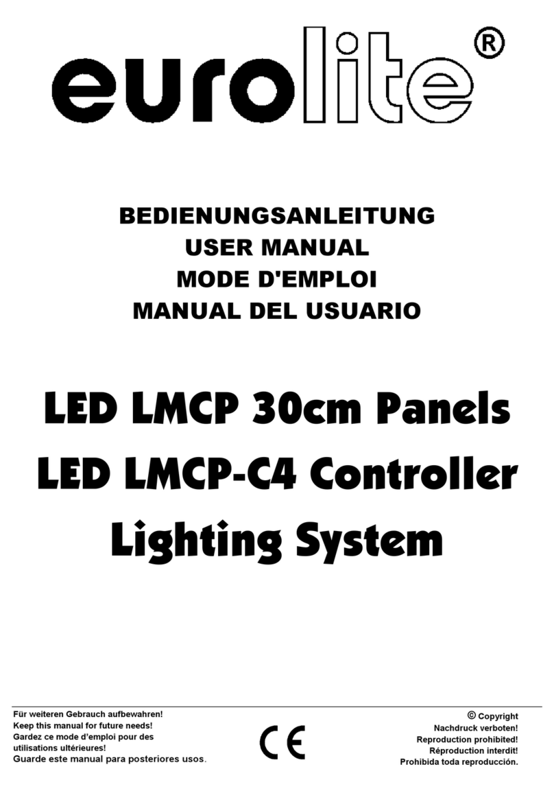 EuroLite LED LMCP 30cm Panels User manual