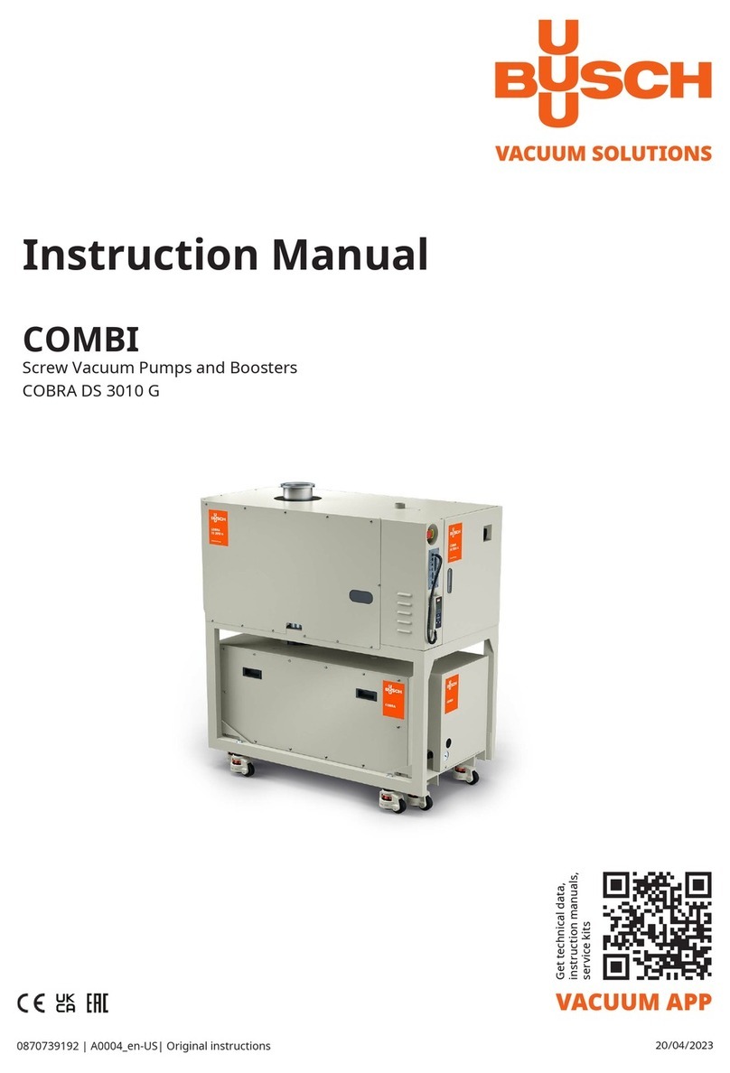 BUSCH COMBI COBRA DS 3010 G instruction manual