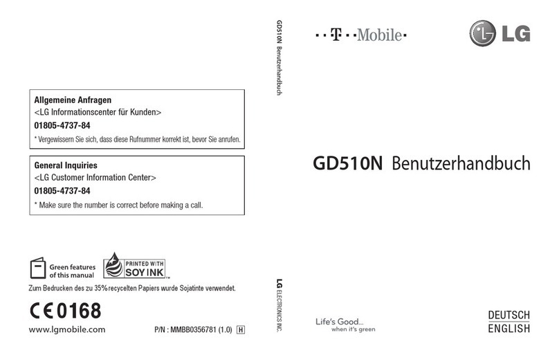 LG GD510N manual