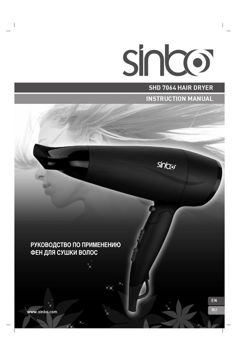 Sinbo SHD 7064 installation manual