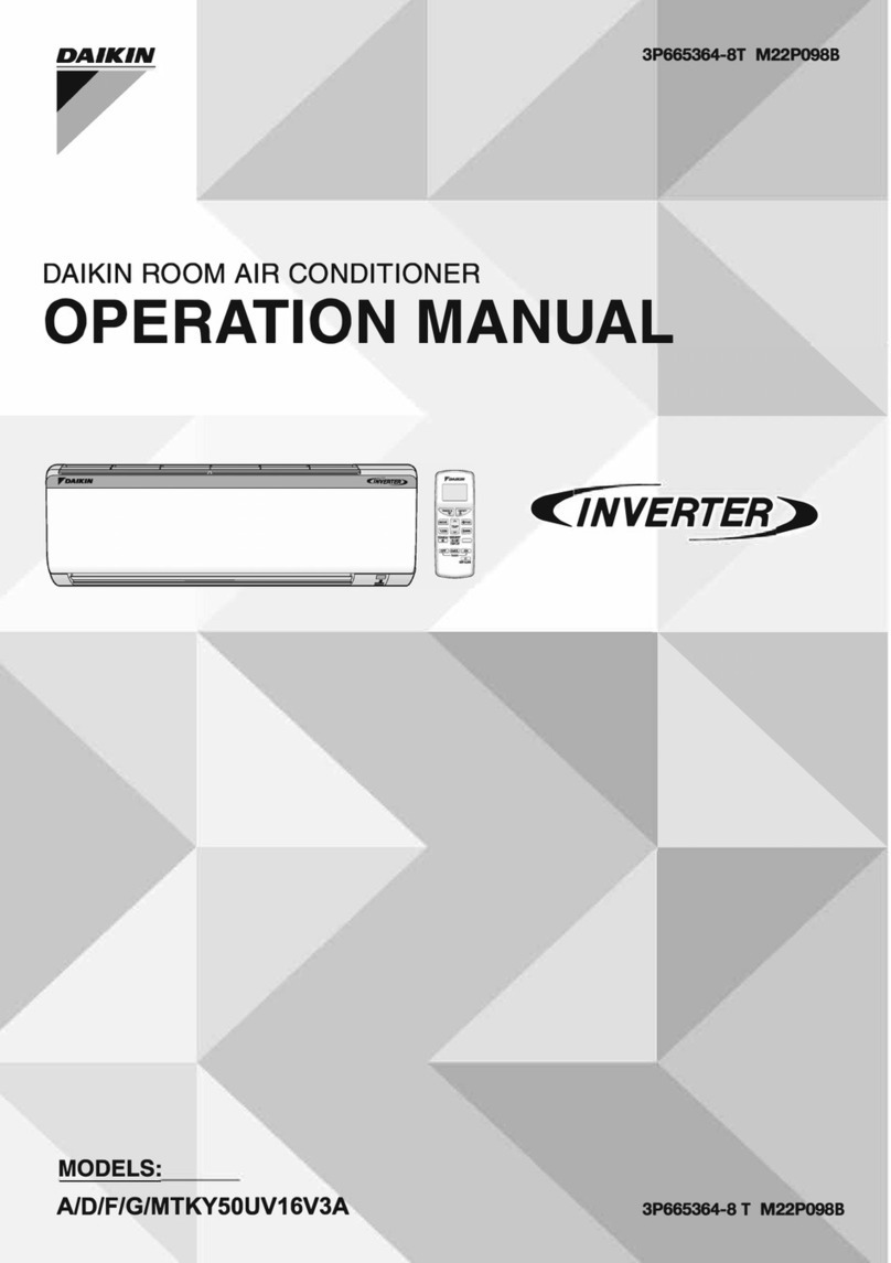 Daikin MTKY50UV16V3A User manual