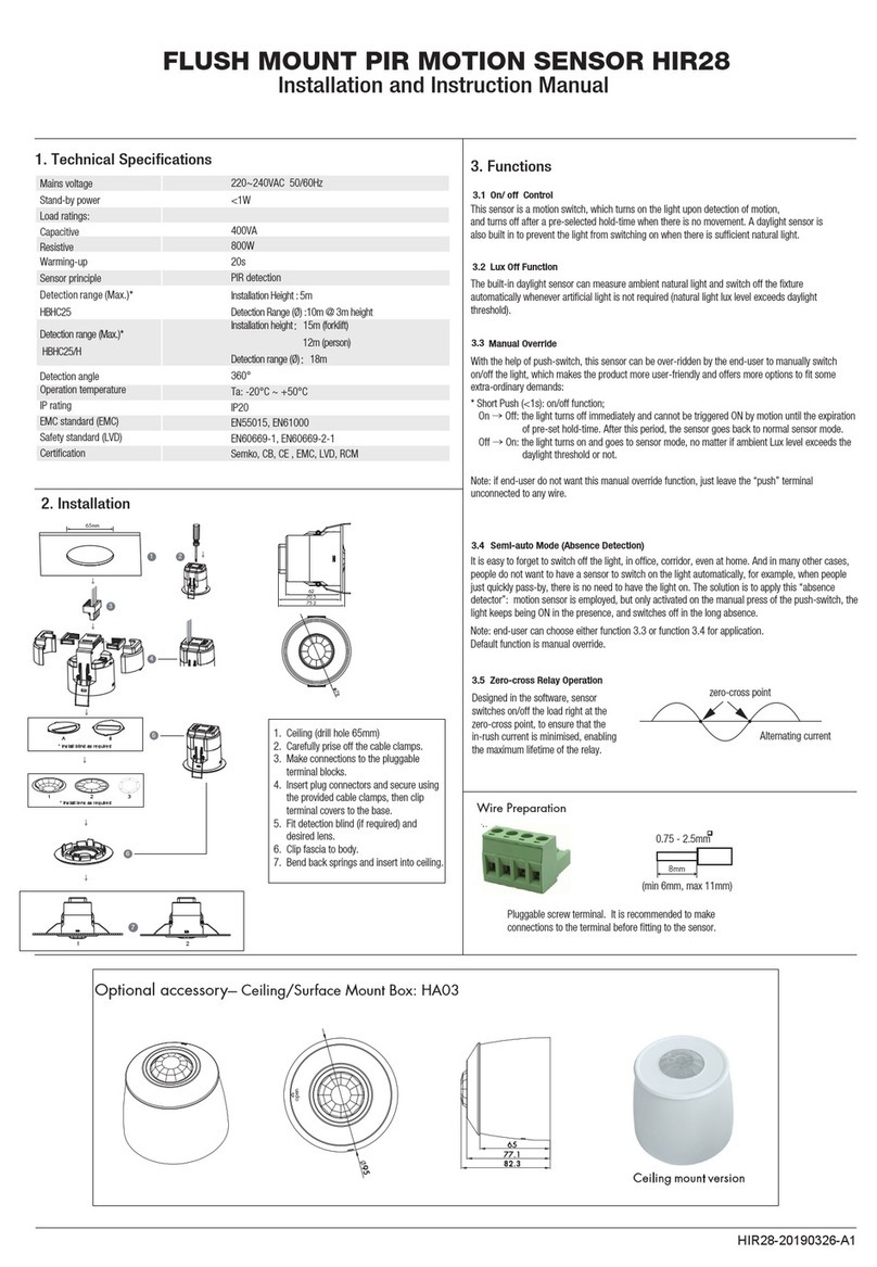 Hytronik HBHC25 Quick guide