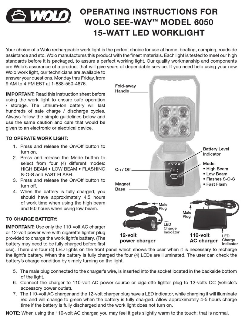Wolo SEE-WAY 6050 operating instructions