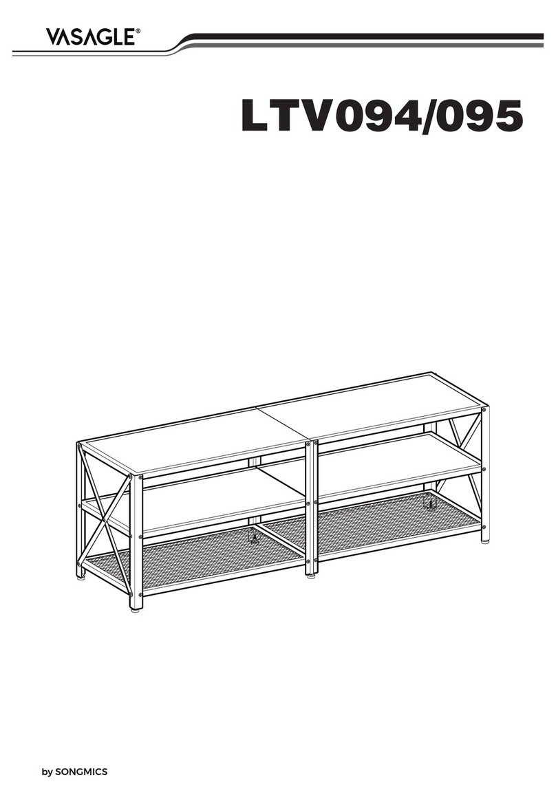 Songmics VASAGLE LTV094 Assembly instructions