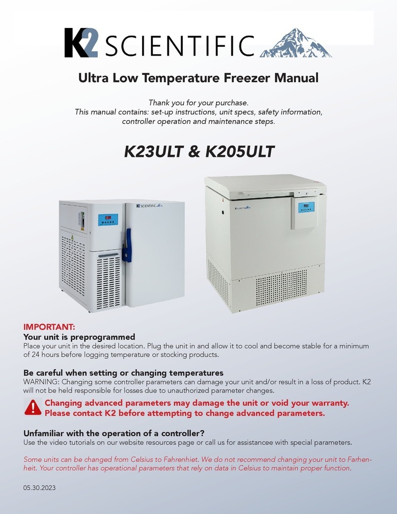 K2 Scientific K23ULT manual
