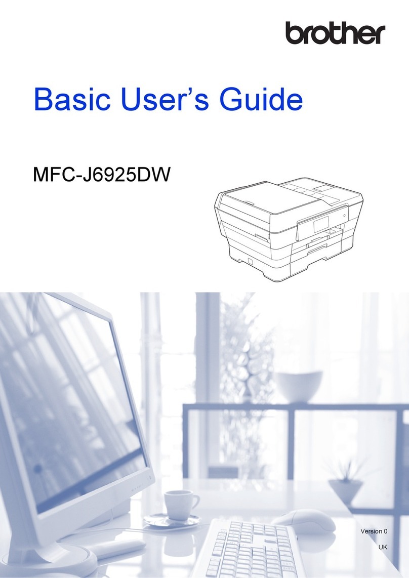 Brother MFC-J6925DW Operating and maintenance manual