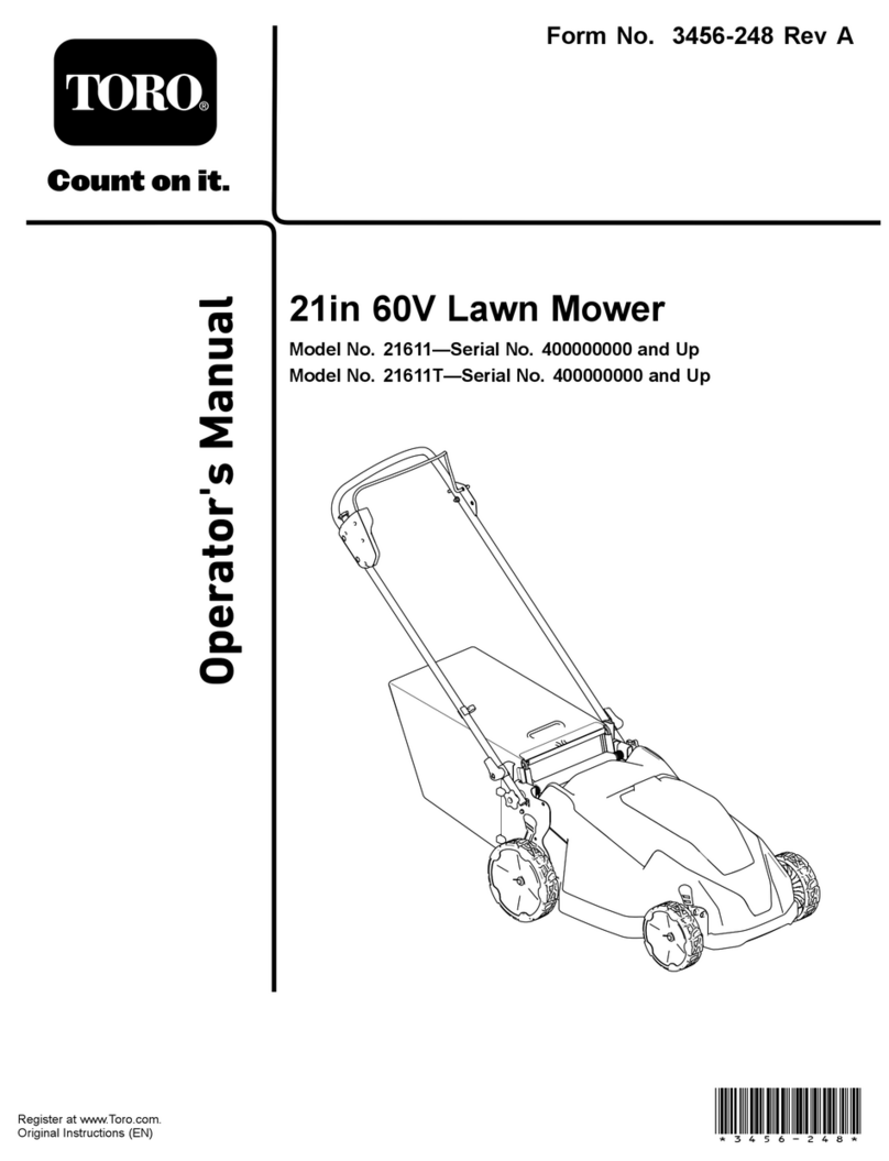 Toro 21611 User manual