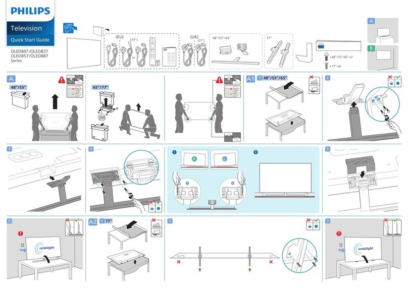 Philips OLED837 Series quick start guide