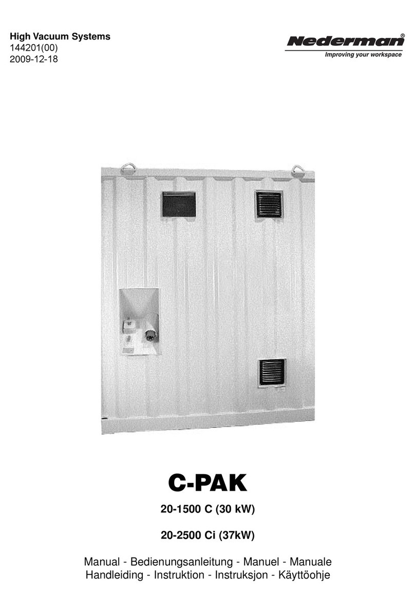 Nederman C-PAK 20-1500 C manual Nederman C-PAK 20-1500 C manual