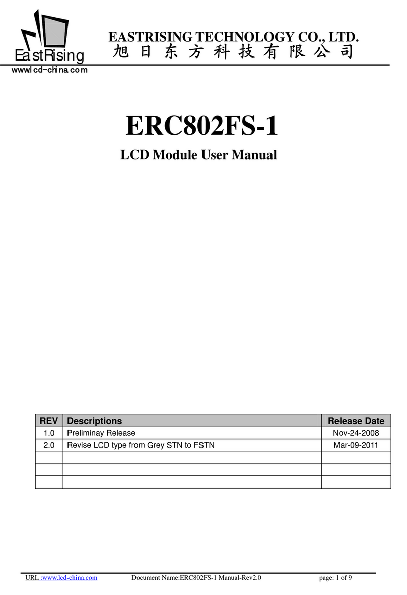 EastRising ERC802FS-1 user manual