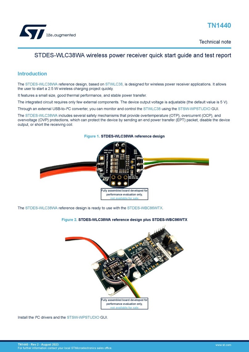 ST STDES-WLC38WA Configuration and Best Practices Technical Notes