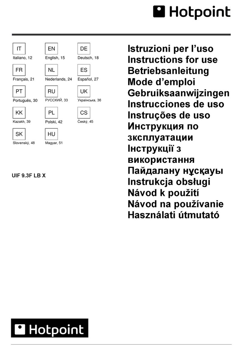 Hotpoint UIF 9.3F LB X Instructions for use