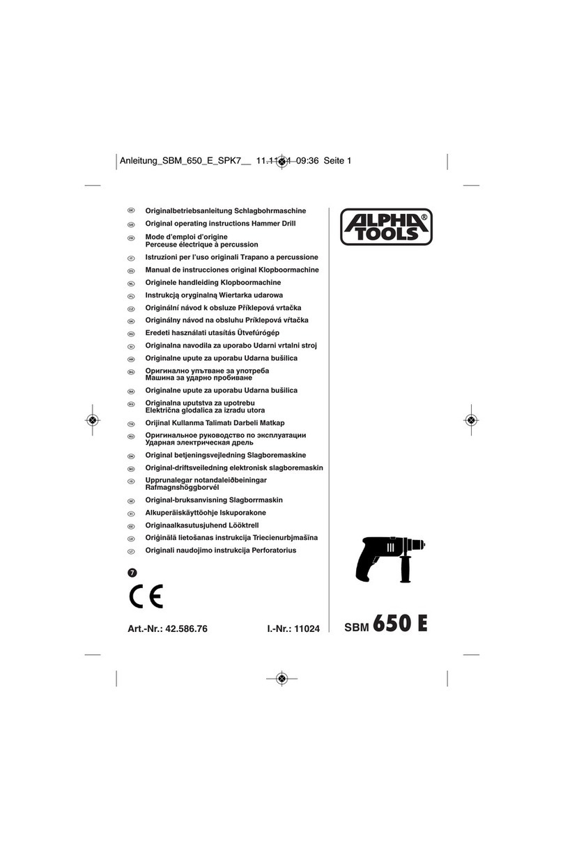 Alpha tools 42.586.76 User manual