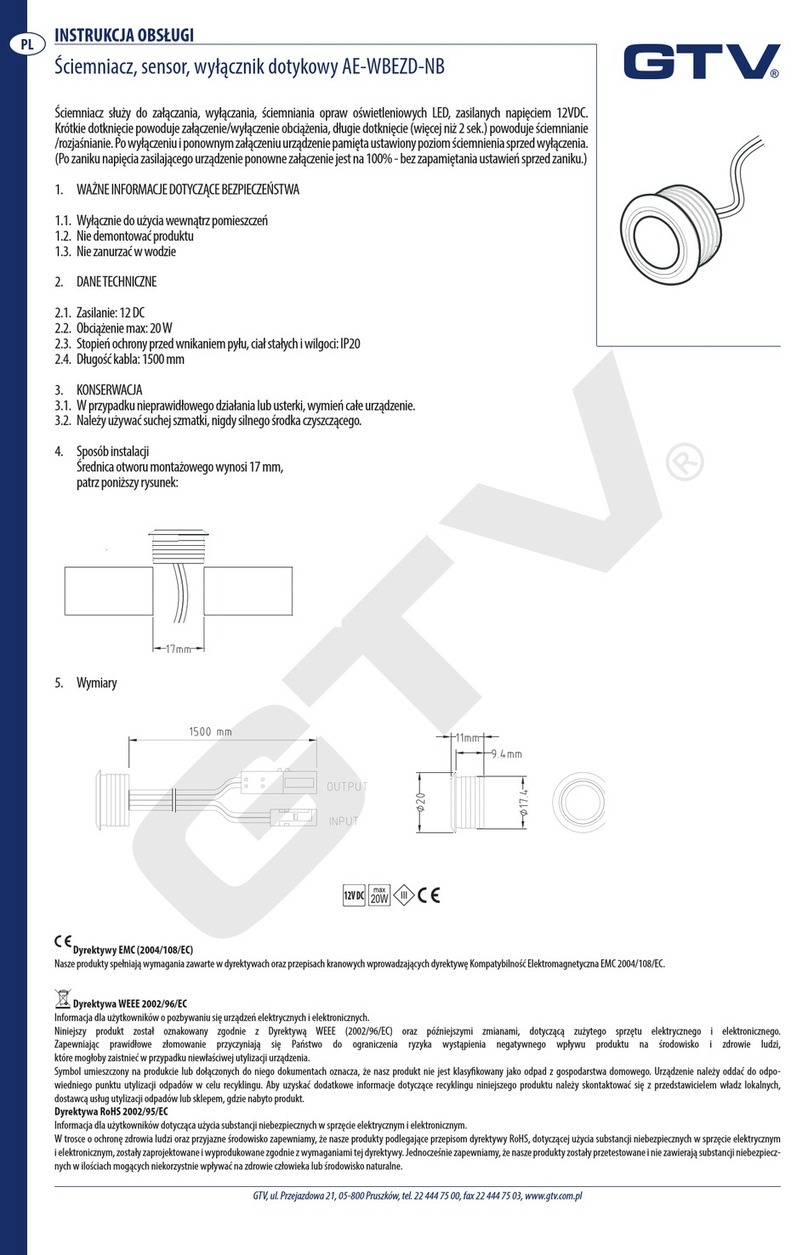 GTV AE-WBEZD-NB user guide