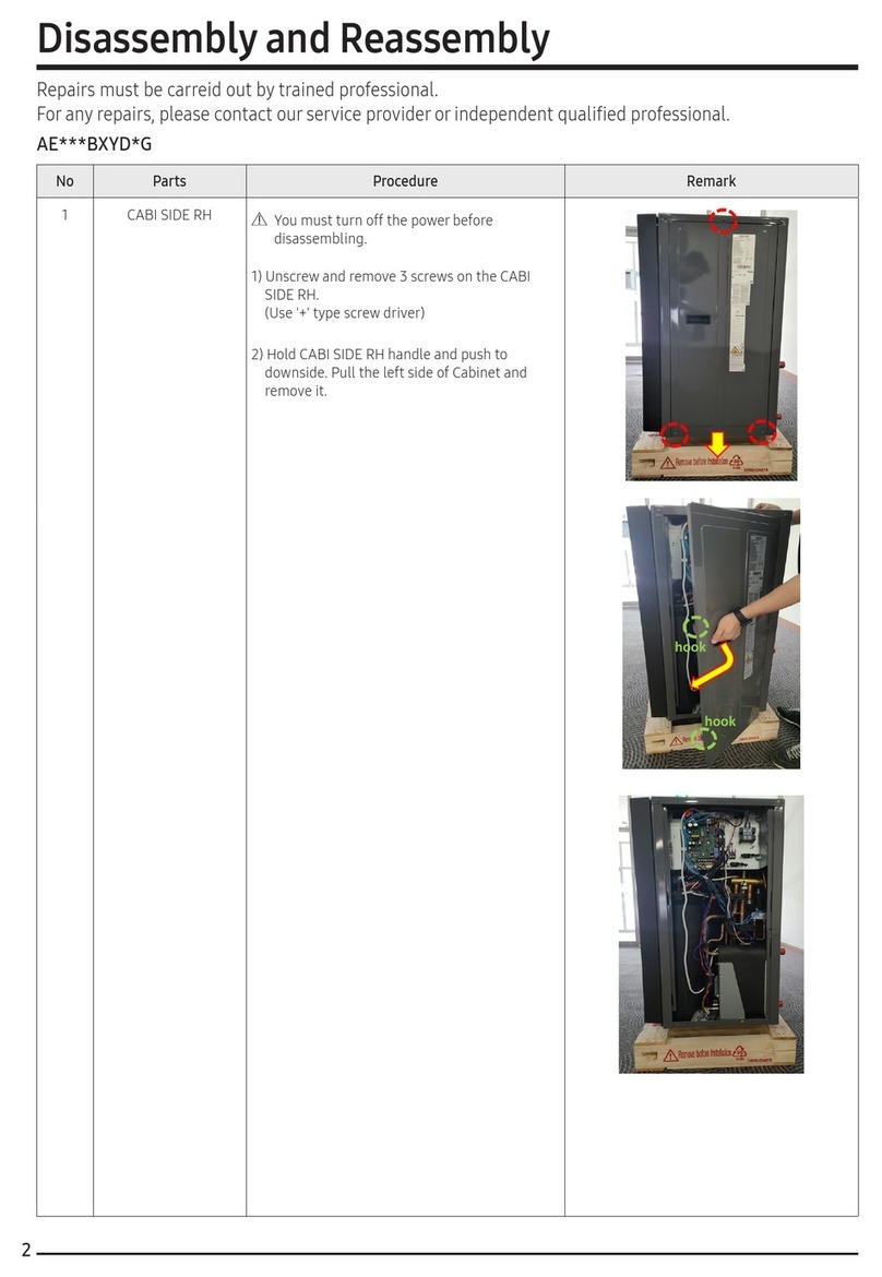 Samsung AE BXYD Series Installation instructions