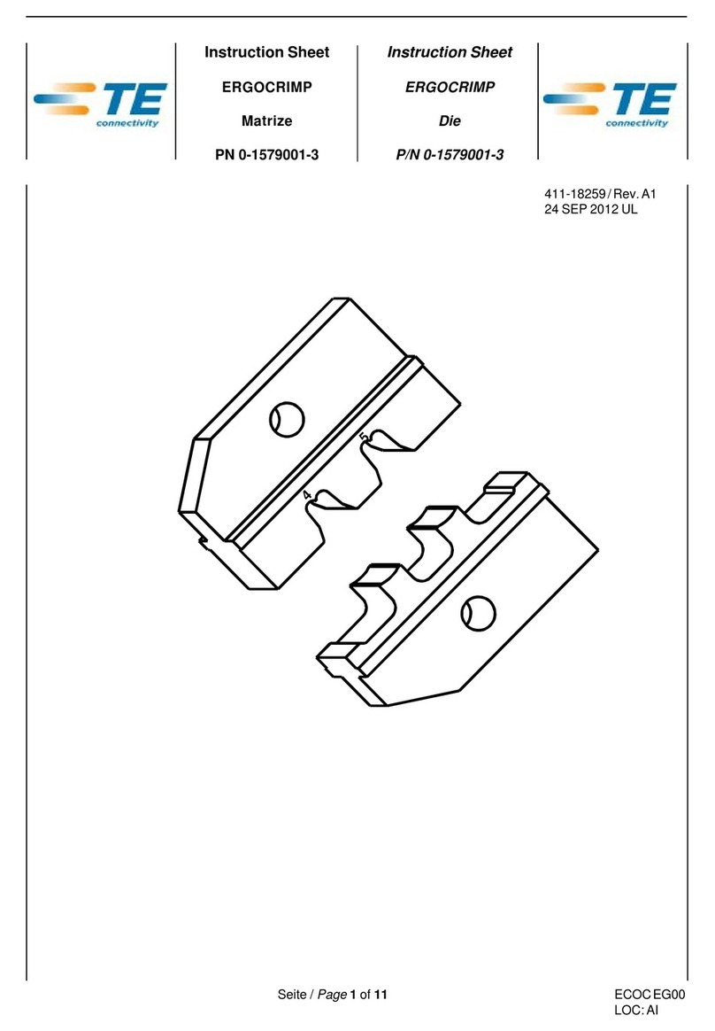 TE Connectivity ERGOCRIMP 0-1579001-3 User manual