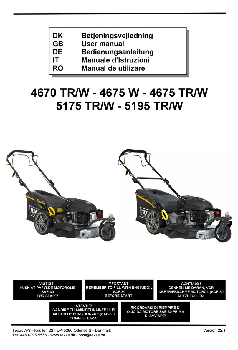 Texas 4670 TR/W User manual