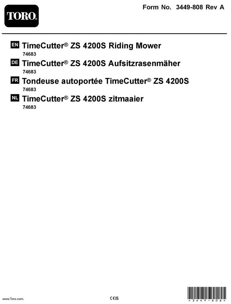 Toro TimeCutter ZS 4200S User manual